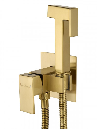 Гигиенический душ со смесителем Wonzon &amp; Woghand WW-88829903-BG цвет Брашированное золото