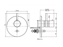 Смеситель для душа Fima Carlo Frattini Fimatherm F4039X2OS цвет Золотой