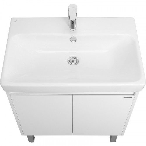 Тумба под раковину Aquaton Сканди Doors 70 1A278901SD010 Белая МДФ / ЛДСП