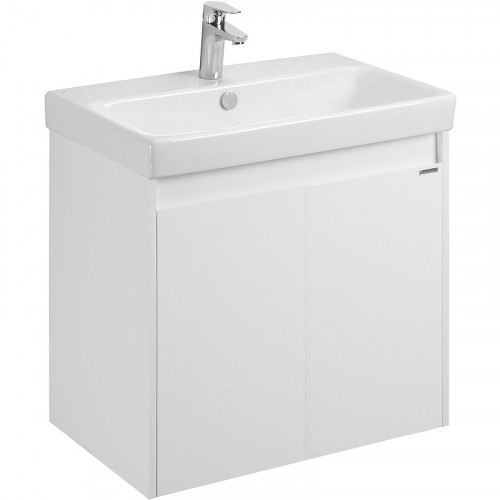 Тумба под раковину Aquaton Сканди Doors 70 1A278901SD010 Белая МДФ / ЛДСП