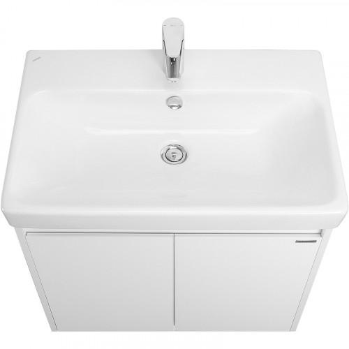 Тумба под раковину Aquaton Сканди Doors 70 1A278901SD010 Белая МДФ / ЛДСП