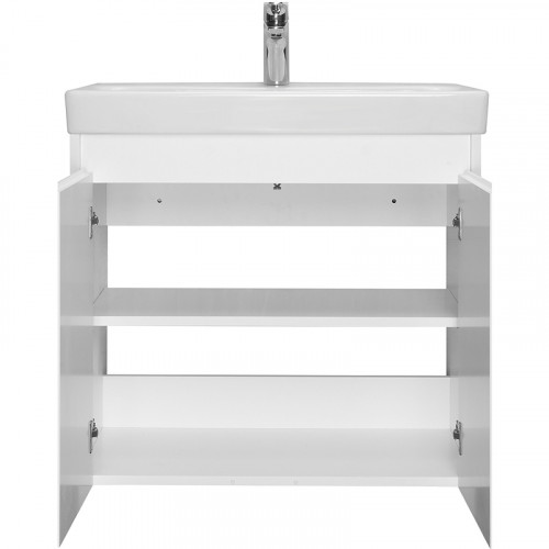 Тумба под раковину Aquaton Сканди Doors 70 1A278901SD010 Белая МДФ / ЛДСП