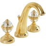Смеситель для раковины Migliore Cristalia New 27184 Золото латунь