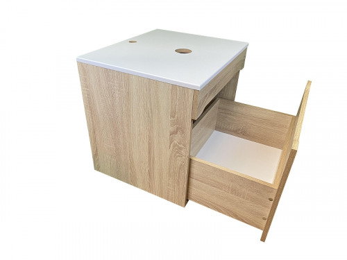 Тумба под раковину Sintesi 60 STL.W7018 подвесная цвет Белый