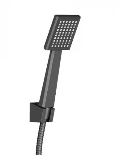 Душевая система Timo Tetra-Thermo SX-0179/03SM с термостатом Черный латунь встраиваемый