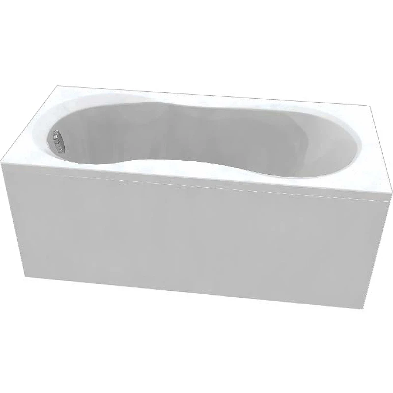 Акриловая ванна C-Bath Salus 150x70 CBQ006004 без гидромассажа
