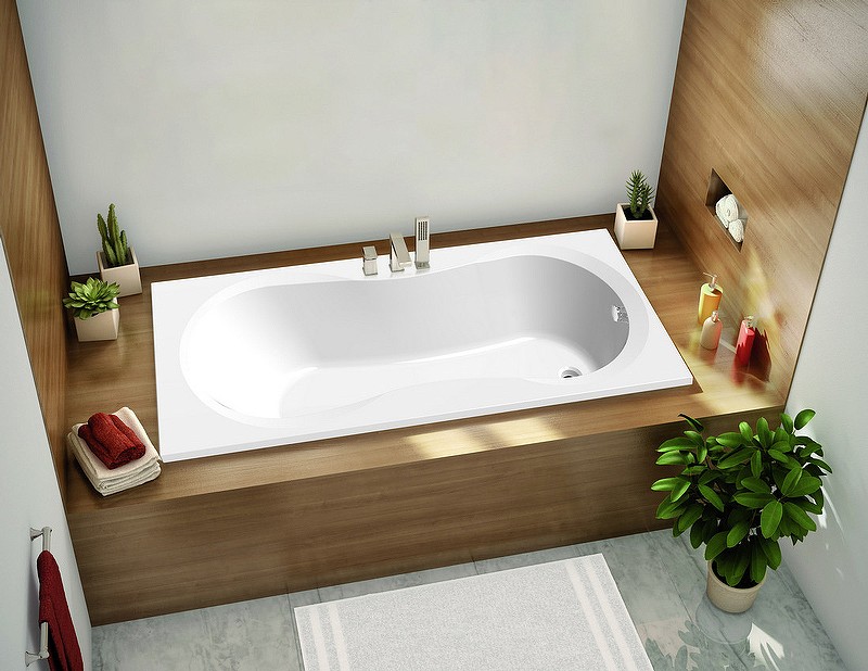 Акриловая ванна C-Bath Salus 150x70 CBQ006004 без гидромассажа