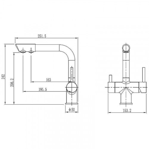 Смеситель для кухни Koller Pool Design Plus DS09000F Хром