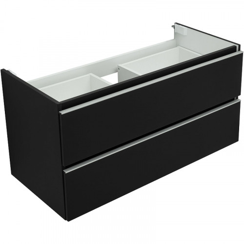 Тумба под раковину Aquanet Вега 100 329593 подвесная Черная МДФ / ЛДСП