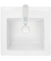 Раковина WeltWasser Deilbach 6037 42 10000004607 Белый глянец фаянс полувстраиваемая