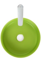 Раковина-чаша WeltWasser Elbach 3134 MGG 35 10000004517 Салатовая матовая фаянс накладная