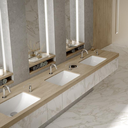 Раковина встраиваемая снизу Toto Public 50 LW1535Y цвет Белый