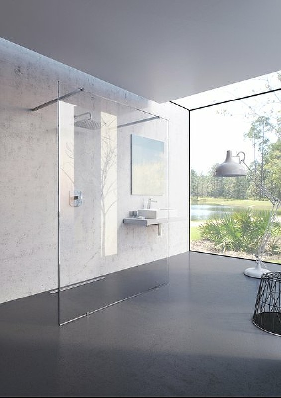 Душевая перегородка Ravak Walk-In Free 120 GW9FG0C00Z1 профиль Хром стекло Transparent