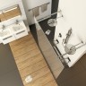 Душевая перегородка Ravak Walk-In Free 120 GW9FG0C00Z1 профиль Хром стекло Transparent