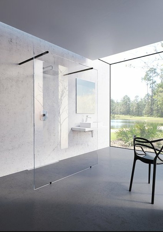 Душевая перегородка Ravak Walk-In Free 120 GW9FG0C00Z1 профиль Хром стекло Transparent