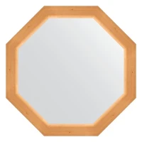 Зеркало Evoform Octagon 66х66 BY 3988 в багетной раме - Сосна 62
