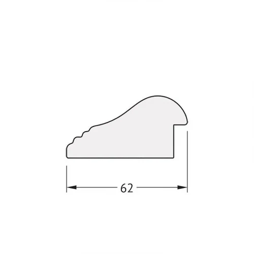 Зеркало Evoform Octagon 66х66 BY 3988 в багетной раме - Сосна 62