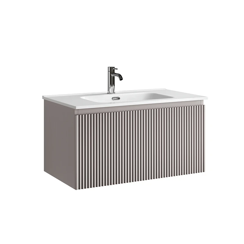 Тумба под раковину Sancos Snob R 1.0 80 SNR1.080SM подвесная цвет Doha Soft