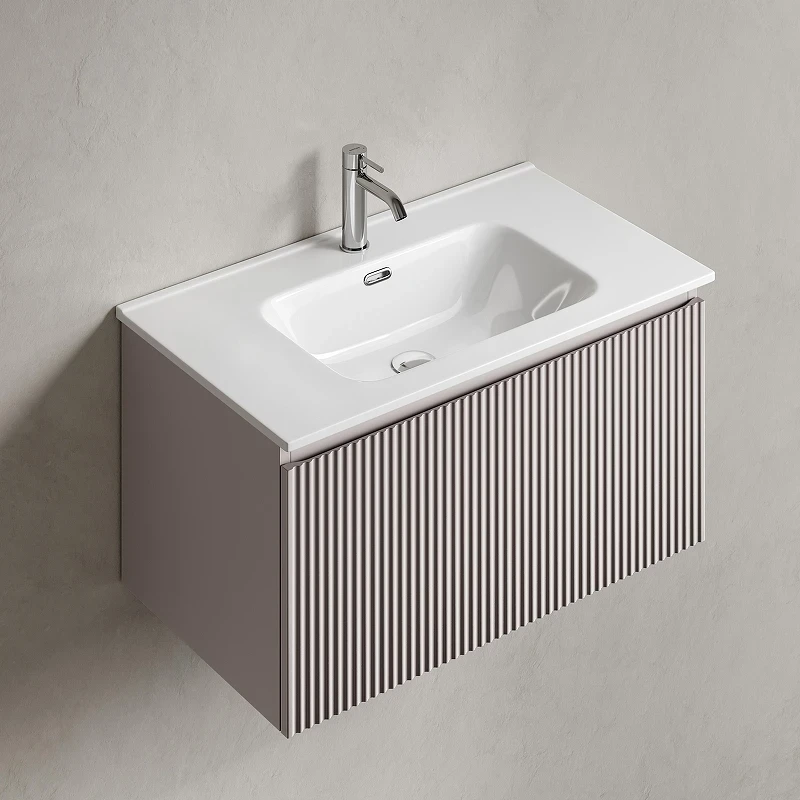 Тумба под раковину Sancos Snob R 1.0 80 SNR1.080SM подвесная цвет Doha Soft