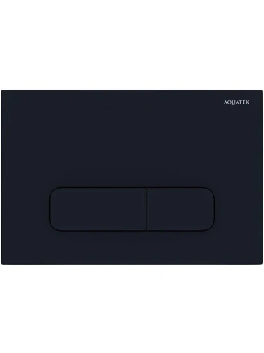 Комплект унитаза с инсталляцией Aquatek Set Aquatek Европа cmp017/023 цвет Белый с сиденьем Микролифт и клавишей смыва цвет Черный матовый