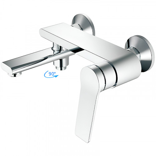 Смеситель для ванны Haiba HB60572 Хром на стену