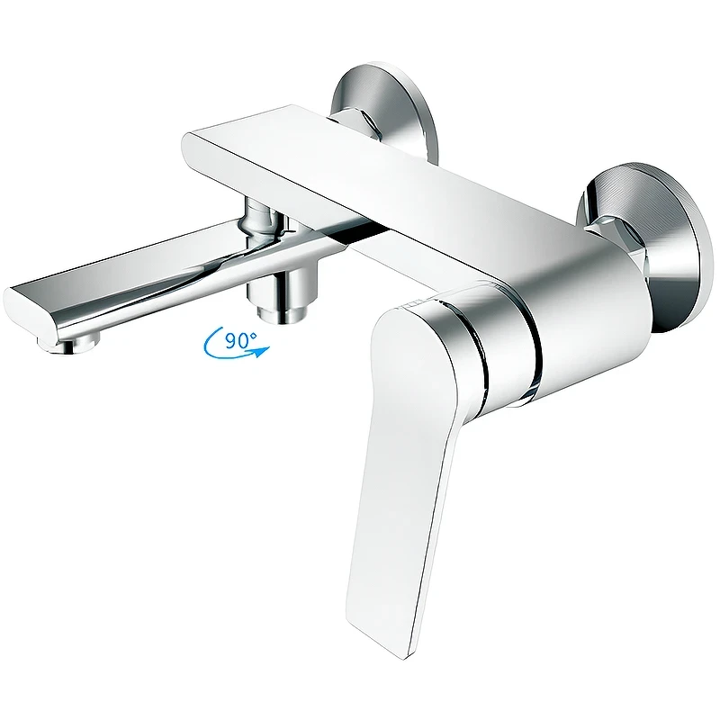 Смеситель для ванны Haiba HB60572 Хром на стену