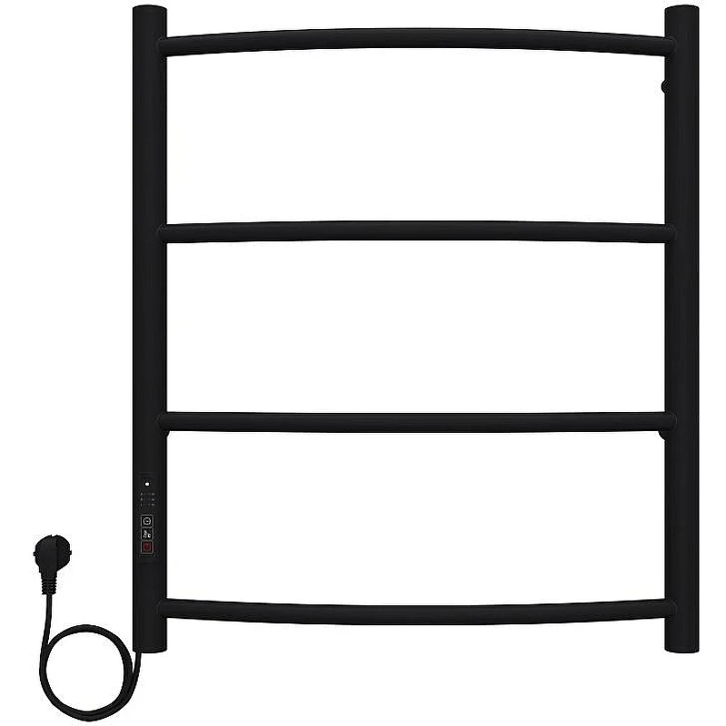 Электрический полотенцесушитель Azario Verona 500x600 П4 AZ04756B диммер слева Черный