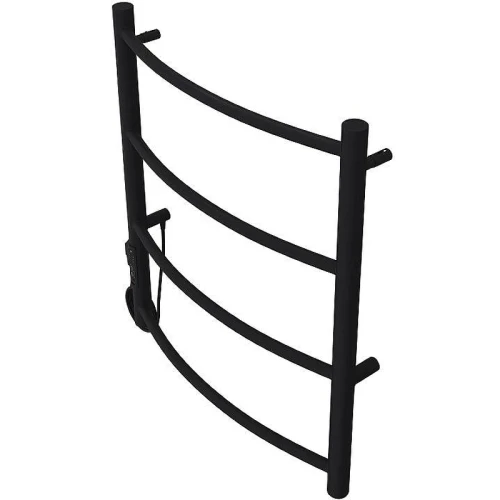 Электрический полотенцесушитель Azario Verona 500x600 П4 AZ04756B диммер слева Черный