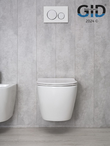 Унитаз Gid Convexo Tr2198 61107Y подвесной цвет Белый с сиденьем Микролифт