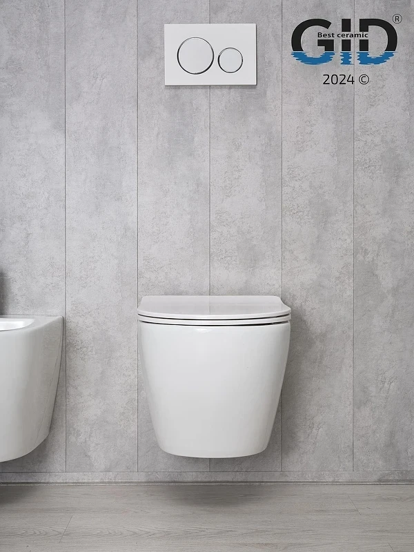 Унитаз Gid Convexo Tr2198 61107Y подвесной цвет Белый с сиденьем Микролифт