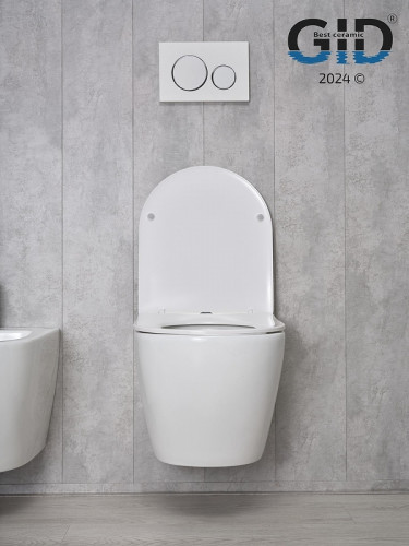 Унитаз Gid Convexo Tr2198 61107Y подвесной цвет Белый с сиденьем Микролифт