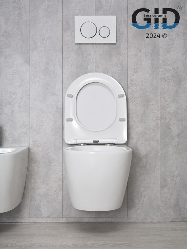 Унитаз Gid Convexo Tr2198 61107Y подвесной цвет Белый с сиденьем Микролифт