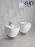 Унитаз Gid Convexo Tr2198 61107Y подвесной цвет Белый с сиденьем Микролифт