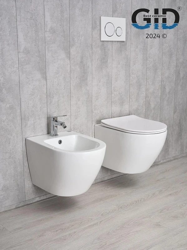 Унитаз Gid Convexo Tr2198 61107Y подвесной цвет Белый с сиденьем Микролифт
