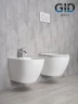 Унитаз Gid Convexo Tr2198 61107Y подвесной цвет Белый с сиденьем Микролифт