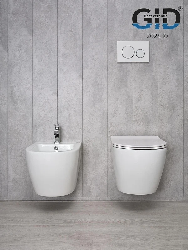 Унитаз Gid Convexo Tr2198 61107Y подвесной цвет Белый с сиденьем Микролифт