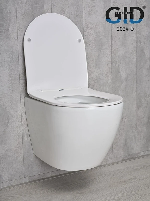 Унитаз Gid Convexo Tr2198 61107Y подвесной цвет Белый с сиденьем Микролифт