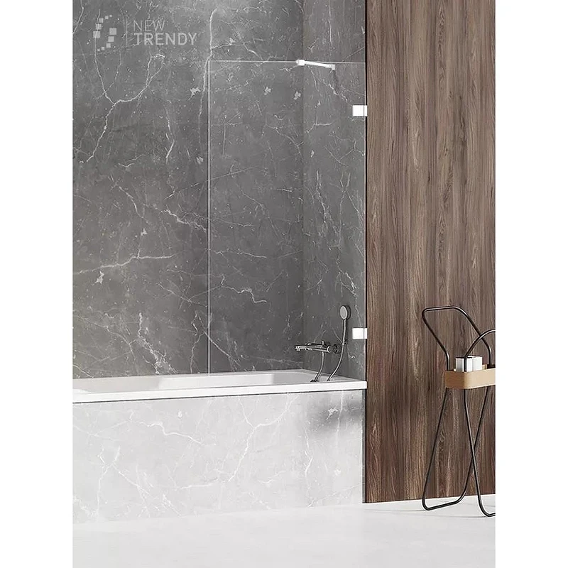 Шторка для ванны New Trendy AVEXA White x90 EXK-2964