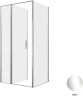 Душевой уголок Allen Brau Priority 100x80 3.31028.00+3.31040.00 цвет профиля Хром стекло прозрачное