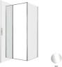 Душевой уголок Allen Brau Priority 100x80 3.31028.00+3.31040.00 цвет профиля Хром стекло прозрачное