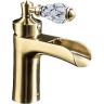 Смеситель для раковины Boheme Vogue Crystal 201-CRST Бронза латунь