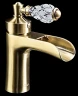 Смеситель для раковины Boheme Vogue Crystal 201-CRST Бронза латунь