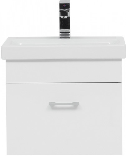 Тумба под раковину Aquanet Нота 50 246955 подвесная Белая МДФ / ЛДСП