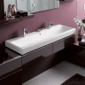 Раковина Geberit iCon 120 124020000 Белая фарфор подвесная, полувстраиваемая