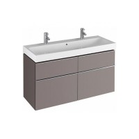 Раковина Geberit iCon 120 124020000 Белая фарфор подвесная, полувстраиваемая