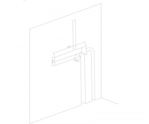 Душевая система Bronze de Luxe Icon 3009CB цвет Черный