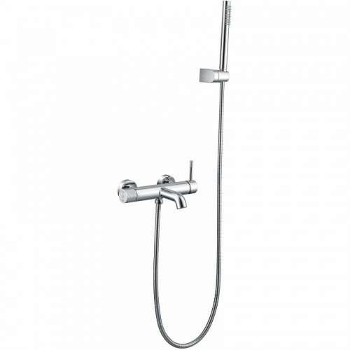 Смеситель для ванны Boheme Uno 463-CR Хром латунь на стену