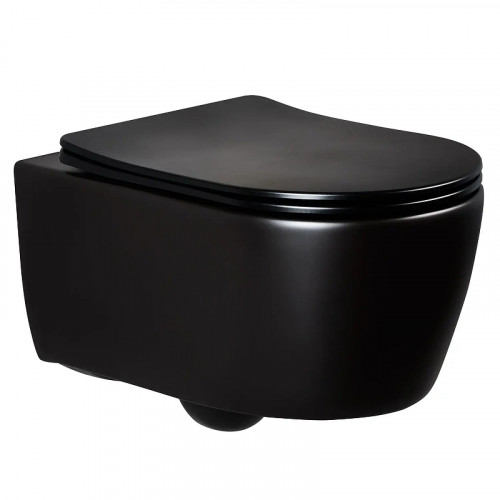 Унитаз Splendy Pride PR10152VTYBM подвесной цвет Черный матовый с сиденьем Микролифт