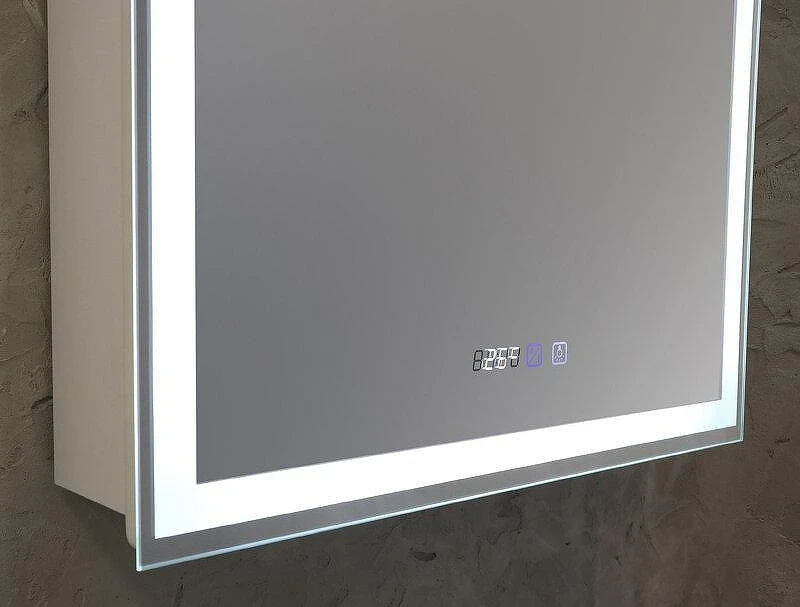 Зеркальный шкаф Azario Киото 53.5 LED-00002356 с подсветкой цвет Белый