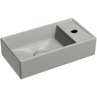 Раковина Ceramicanova Element 41 L CN6051LMH Антрацит матовый фарфор подвесная
